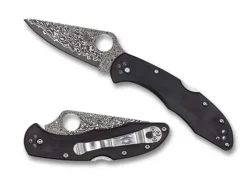 Delica&reg; 4 Black Pakkawood Damascus Exclusive