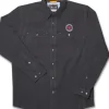 Orvis® Men's Tech Chambray Work Shirt Black Long Sleeve