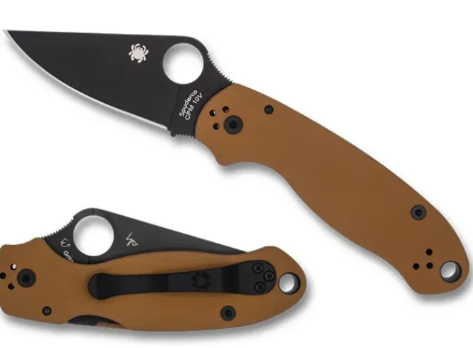 Para® 3 Coyote Brown G-10 CPM 10V Black Blade Exclusive