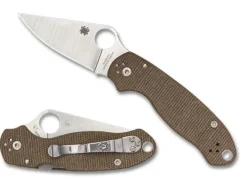 Para&reg; 3 Brown Canvas Micarta CPM CRU-WEAR