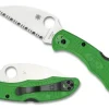 Salt® 2 Green LC200N Wharncliffe SpyderEdge