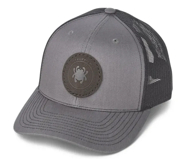 Trucker Hat Charcoal/Black with Spyderco Patch